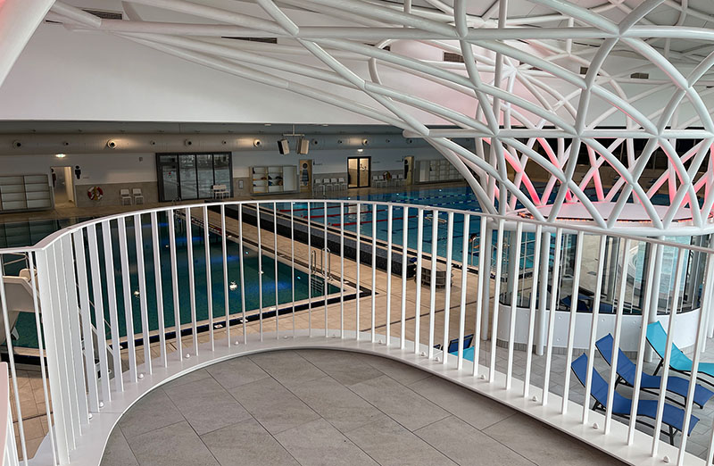 Aquatherm Straubing Geländer Ruhebereich